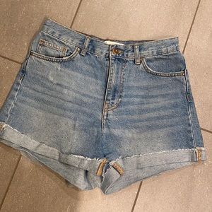 Zara Denim Mom Shorts